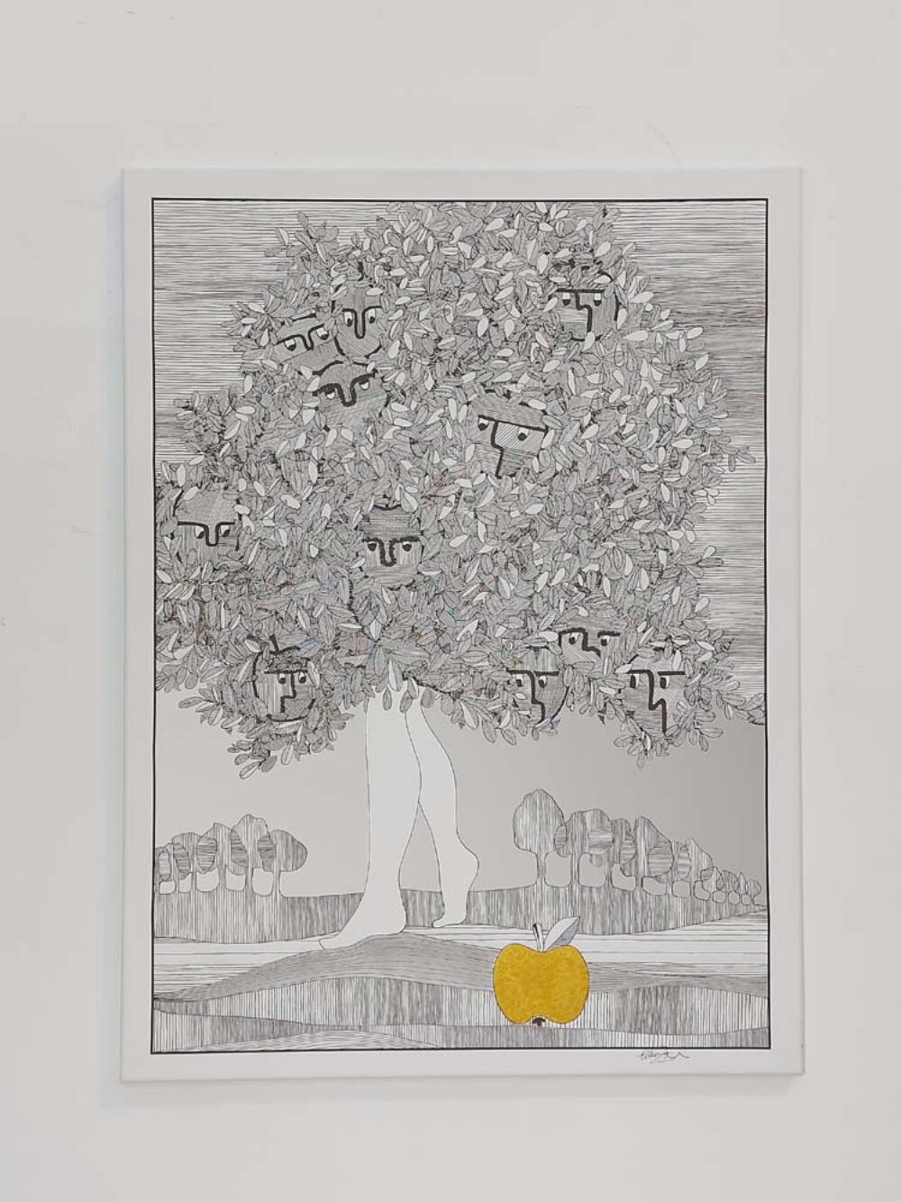 Baum der Versuchung • 71x96 • Giclée Print mit Acryl •andere Größen auf Anfrage möglich