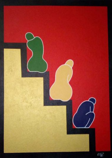 Dialog • 60x80 • Leinwand auf Rahmen