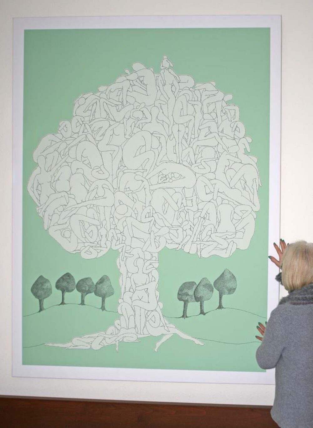 Frauenbaum • 140x190 • Giclée Print • Leinwand auf Rahmen • andere Größen auf Anfrage möglich