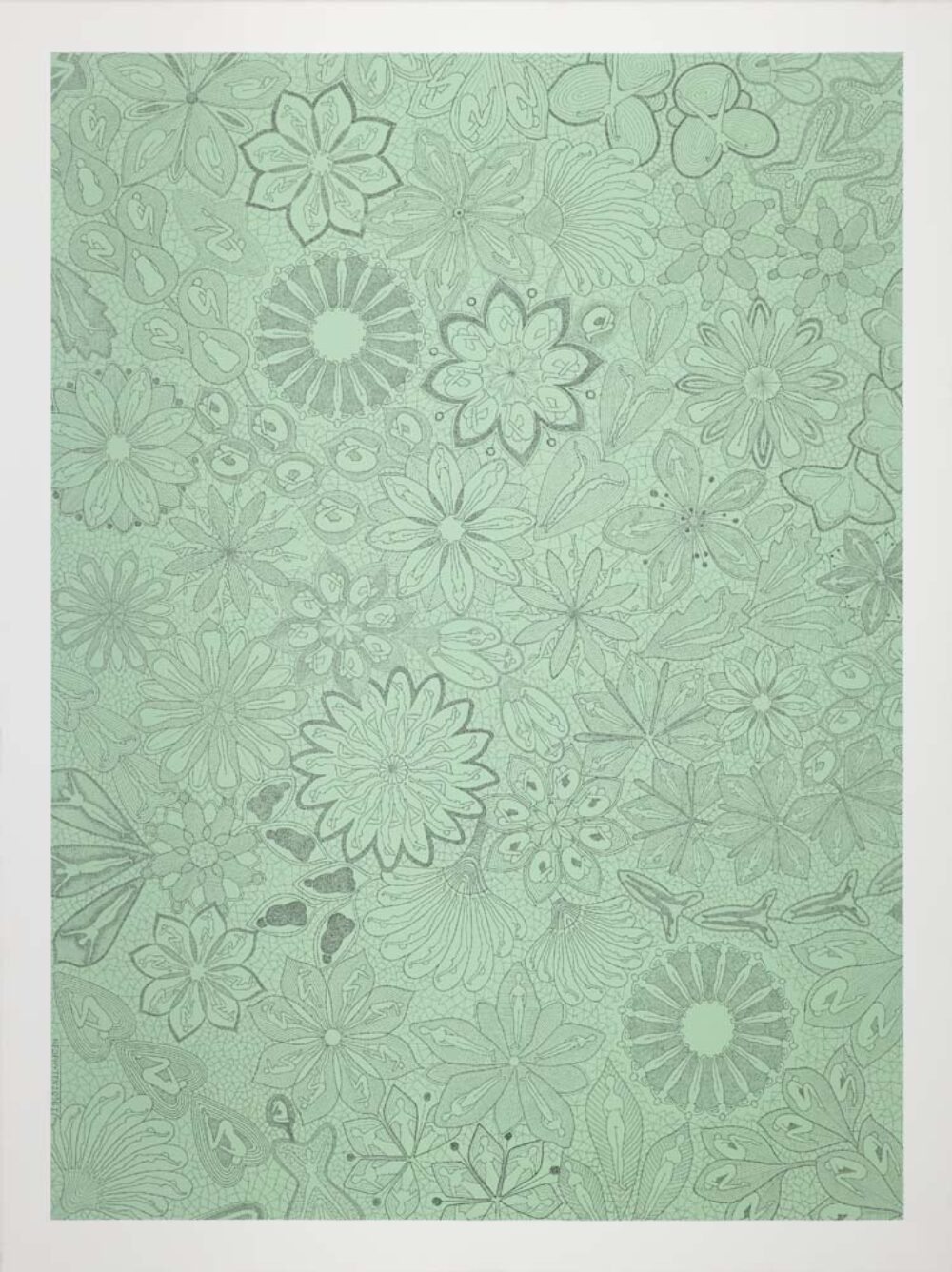 Neophyten grün • 90x120 • Giclée Print • andere Größen auf Anfrage möglich