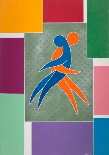 Tango modern • 70x100 • Leinwand auf Rahmen