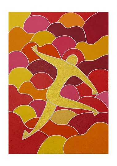 Wolkentanz • 50x70 • Leinwand auf Rahmen